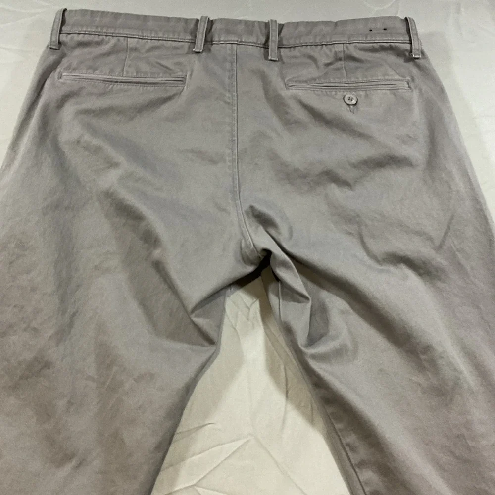 J.Crew Stretch 35x32 Chino Pants Men's Slim Straight Casual Business Khaki
